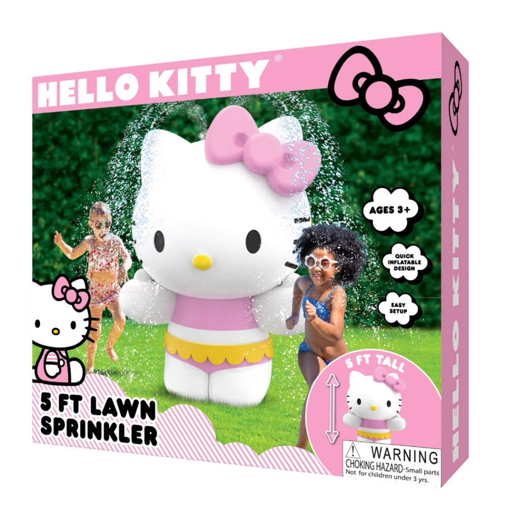 Hello Kitty 5 Foot Inflatable Lawn Sprinkler